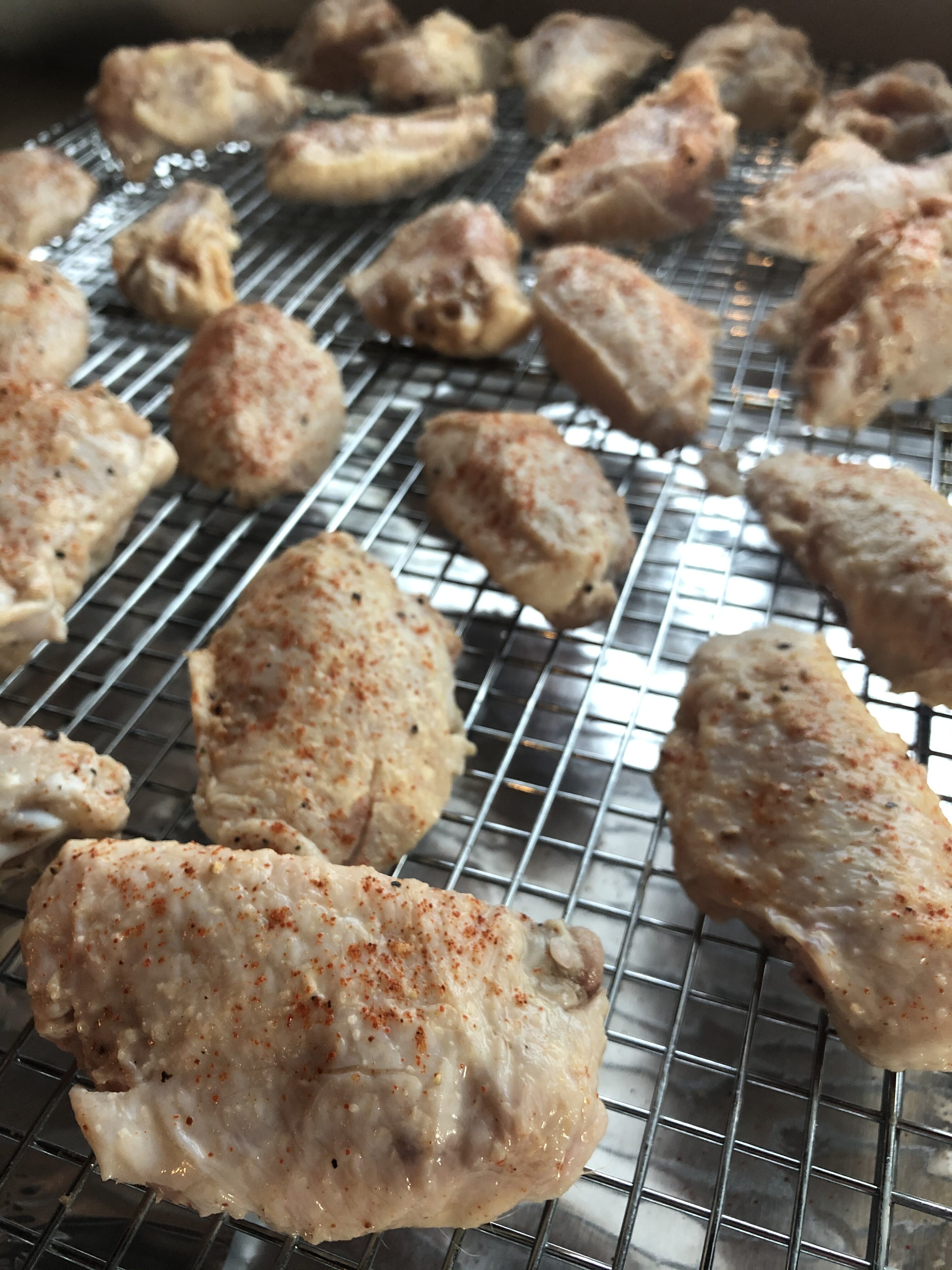 Wings before cooking - Tuttle Kitchen